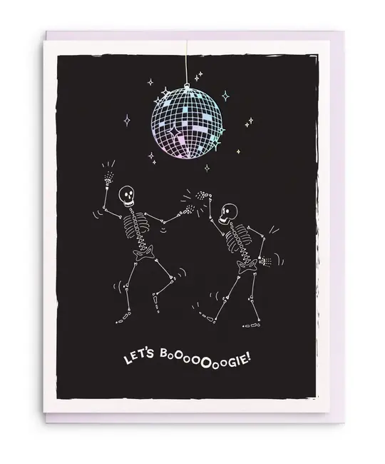 Dahlia Press - DAP DAPGCHA0002 - Let's Boogie Disco Skeleton Card