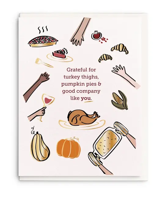 Dahlia Press - DAP DAPGCTH0001 - Turkey Thighs Thanksgiving Card