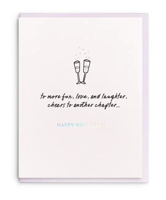 Dahlia Press - DAP DAPGCNY0003 - Another Chapter New Years Card