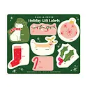 Dahlia Press - DAP DAP GTHO - Green with Dog Sticker Gift Labels (style 2)