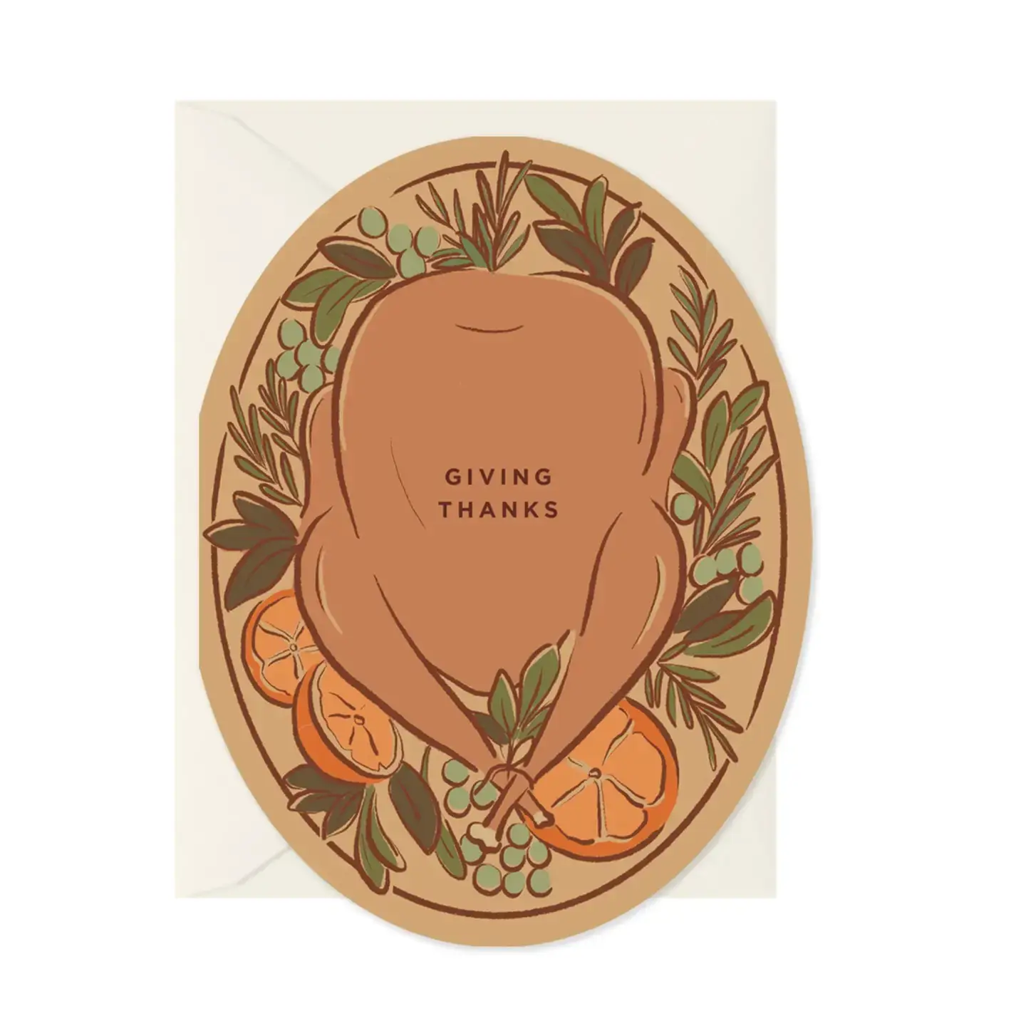 Amy Heitman Illustration - AHI AHI NSSE - Giving Thanks Platter Thanksgiving Boxed Note Set