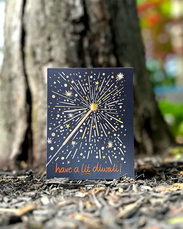 Wild Croft Studio - WCS WCSGCSE0001 - Fireworks Diwali Card