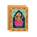 Wild Croft Studio - WCS WCSGCSE0003 - Lakshmi Diwali Card