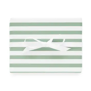 Sugar Paper - SUG SUG WPROHO - Dark Green Stripe Wrap Roll (3 Sheets)