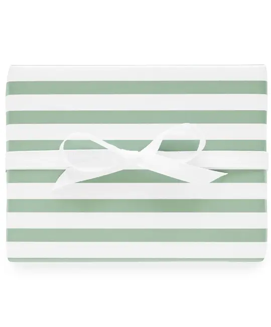 Sugar Paper - SUG SUG WPROHO - Dark Green Stripe Wrap Roll (3 Sheets)