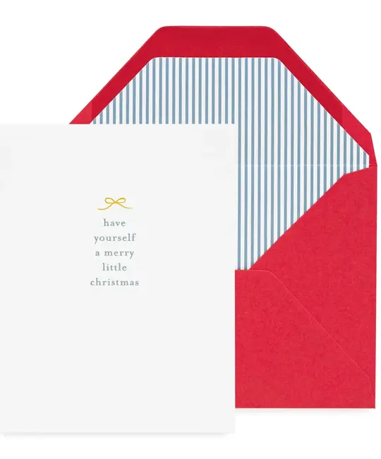 Sugar Paper - SUG SUG NSHO - Bow Merry Little Christmas Holiday Boxed Note Set