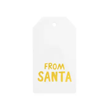 Sugar Paper - SUG SUG GT - From Santa Gift Tag Set of 10