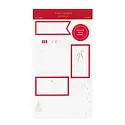 Sugar Paper - SUG SUG GTHO - Holiday Gift Tag Sticker Sheet