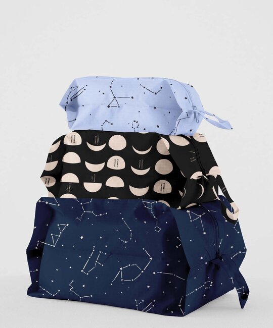 Baggu - BA BA BAG -  3D Zip Pouch Set