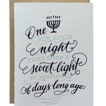Ladyfingers Letterpress - LF LFGCHAN0002 - One for Each Night
