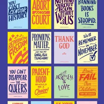 Ladyfingers Letterpress - LF LF PR - Protest Posters Part Two, Set of 16