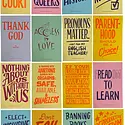 Ladyfingers Letterpress - LF LF PR - Protest Posters Part Two, Set of 16