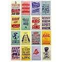 Ladyfingers Letterpress - LF LF PR - Protest Posters Part One, Set of 16