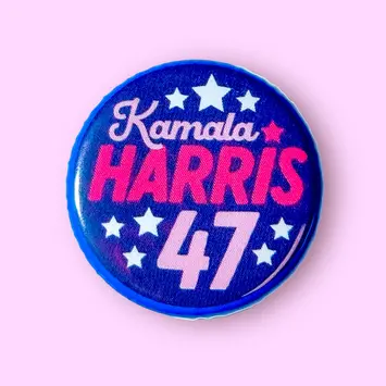 The Hissin Kitten - THK THK AC - Kamala Harris POTUS #47 button pin