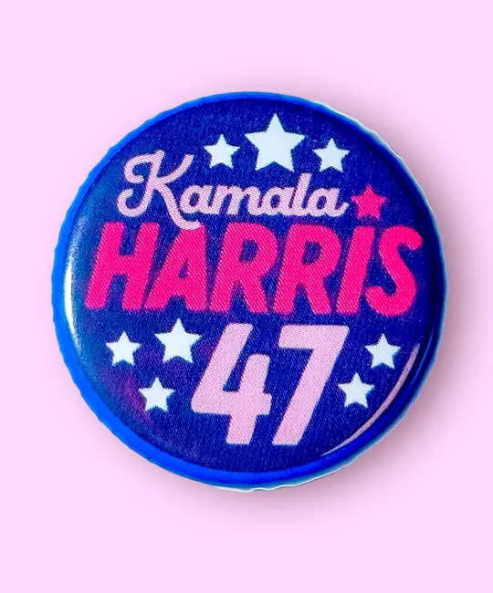 The Hissin Kitten - THK THK AC - Kamala Harris POTUS #47 button pin