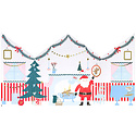 Meri Meri - MEM Meri Meri - Santa's Cabin Sticker Advent Calendar