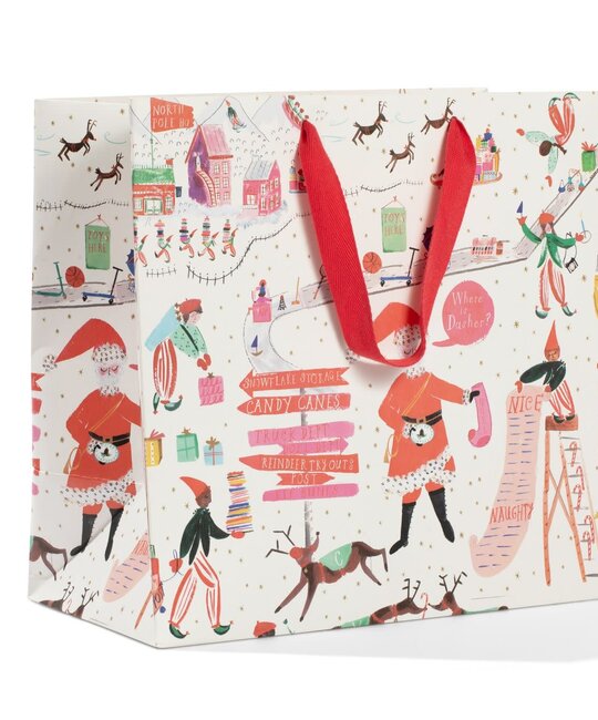 Mr. Boddington's Studio - MB MB GBLA - North Pole Headquarters Large Gift Bag