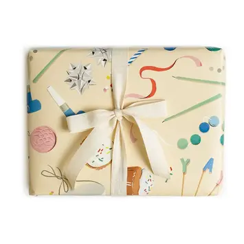 Amy Heitman Illustration - AHI AHI WPRO - Birthday Trimmings Wrap Roll (3 Sheets)