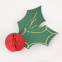 Meri Meri - MEM MEM PC - Holly Honeycomb Place Cards