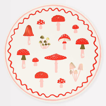 Meri Meri - MEM MEM PSPL - Merry Mushrooms Large Dinner Plates