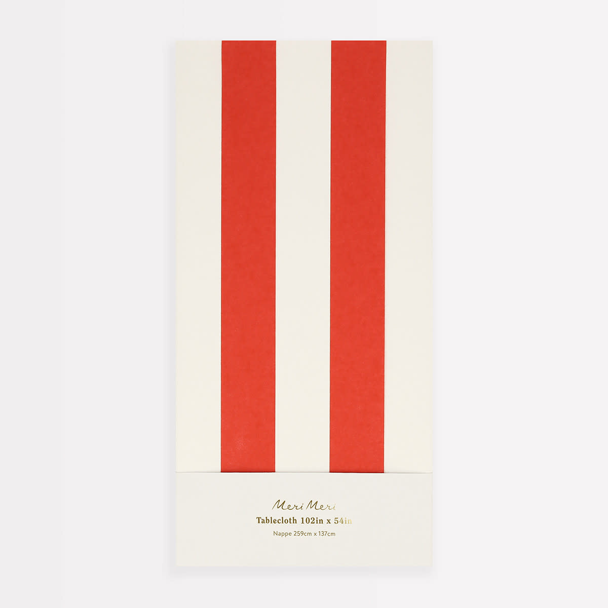 Meri Meri - MEM MEM PS - Red Striped Tablecloth