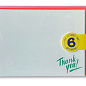 Ladyfingers Letterpress - LF LF NSTY - Thank You! Boxed Note Set, Flat Cards