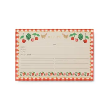 Rifle Paper Co - RP RP HGRC - Cherry Farm Recipe Cards, set of 12