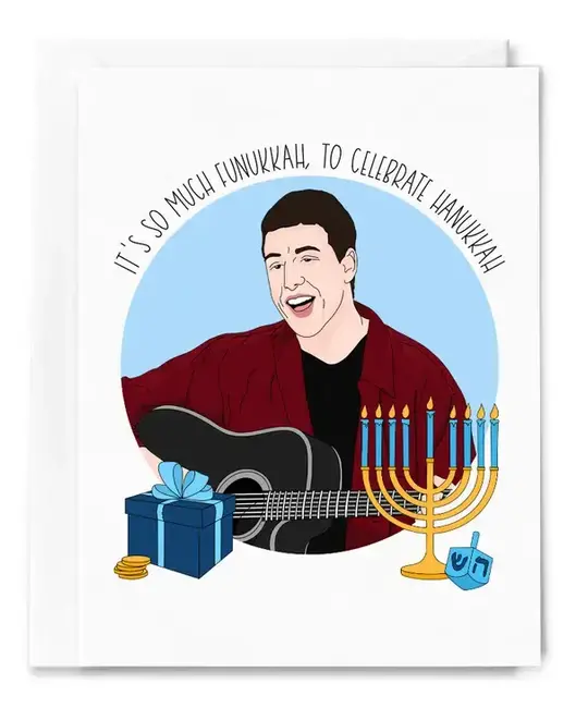 Sammy Gorin - SAG SAGGCHAN - Funukkah Adam Sandler Hanukkah Song Card