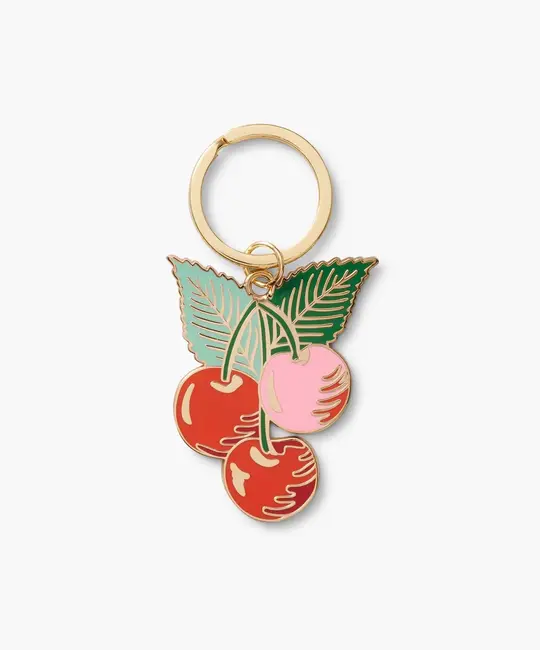 Rifle Paper Co - RP RP ACKC - Cherries Enamel Keychain