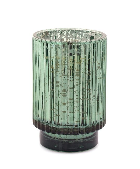 Paddywax - PA PA CALA - Tall Green Mercury Glass Cypress & Fir Candle 12oz.