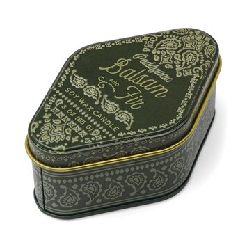 Paddywax - PA PA CASM - Balsam & Fir Bandana Station Tin 3.5 oz Candle