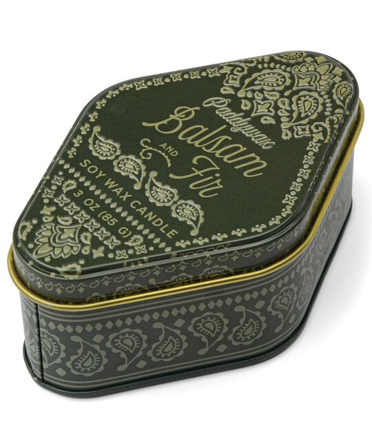 Paddywax - PA PA CASM - Balsam & Fir Bandana Station Tin 3.5 oz Candle