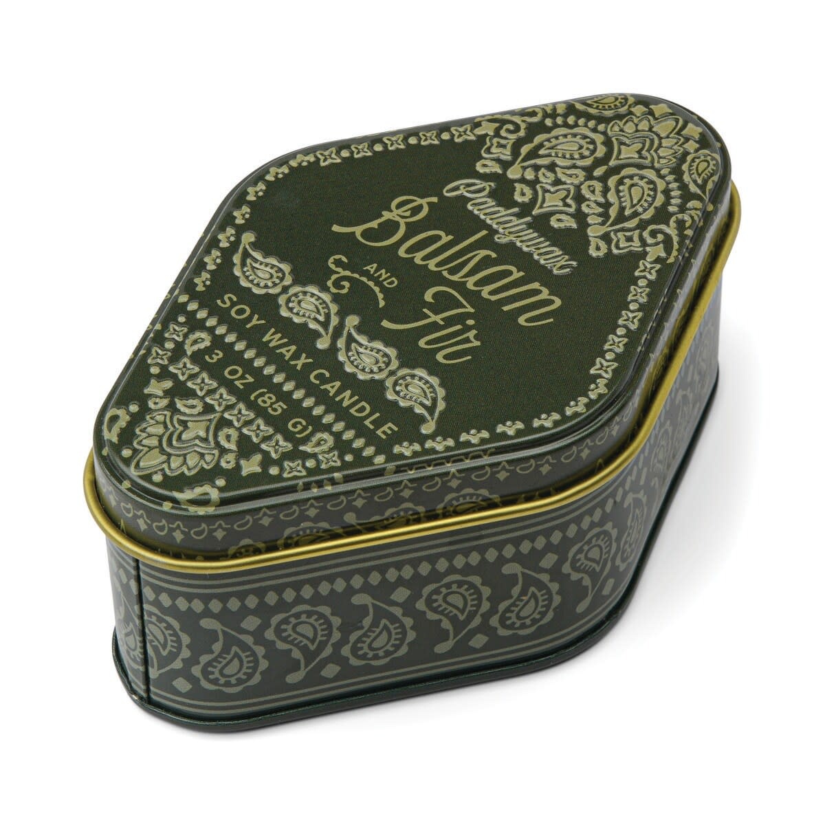 Paddywax - PA PA CASM - Balsam & Fir Bandana Station Tin 3.5 oz Candle