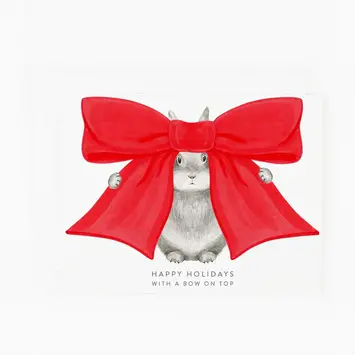 Dear Hancock - DH DHGCHO0049 - Happy Holidays with a Bow on Top Card