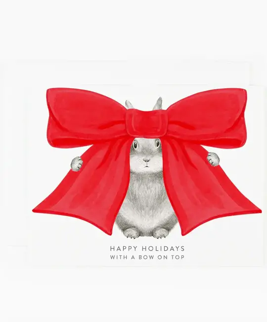 Dear Hancock - DH DHGCHO0049 - Happy Holidays with a Bow on Top Card