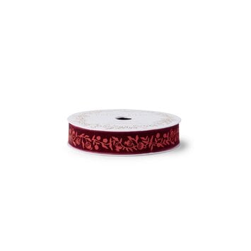 Rifle Paper Co - RP RP RISP - Christmastide Pomegranate Velvet Ribbon