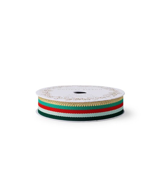 Rifle Paper Co - RP RP RISP - Holiday Stripe Grosgrain Ribbon