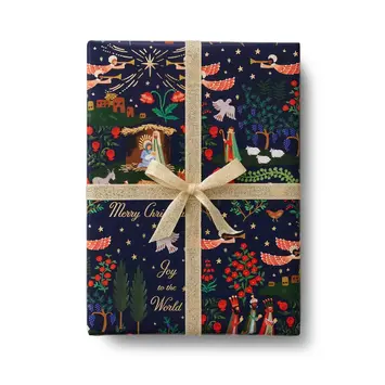 Rifle Paper Co - RP RP WPROHO - Nativity Scene Continuous Wrap Roll