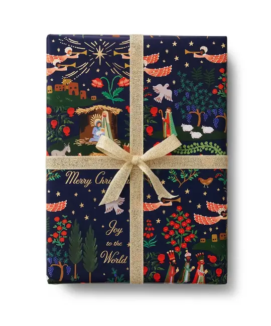 Rifle Paper Co - RP RP WPROHO - Nativity Scene Continuous Wrap Roll