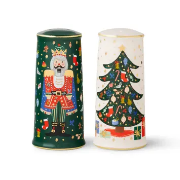 Rifle Paper Co - RP RP HG - Nutcracker Salt & Pepper Shaker Set