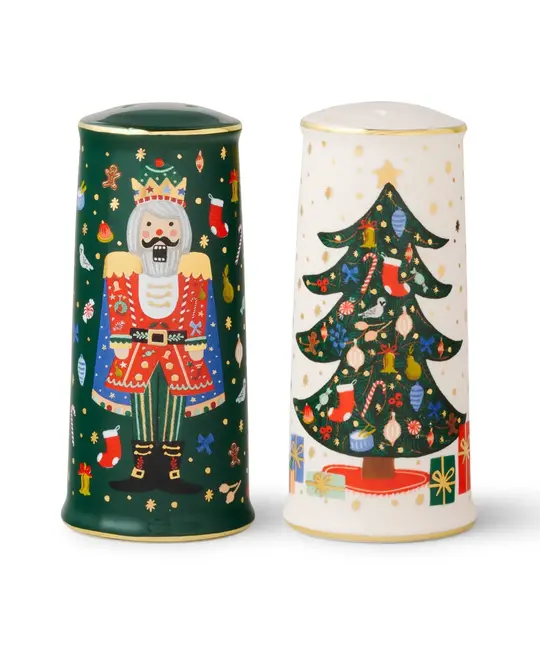 Rifle Paper Co - RP RP HG - Nutcracker Salt & Pepper Shaker Set