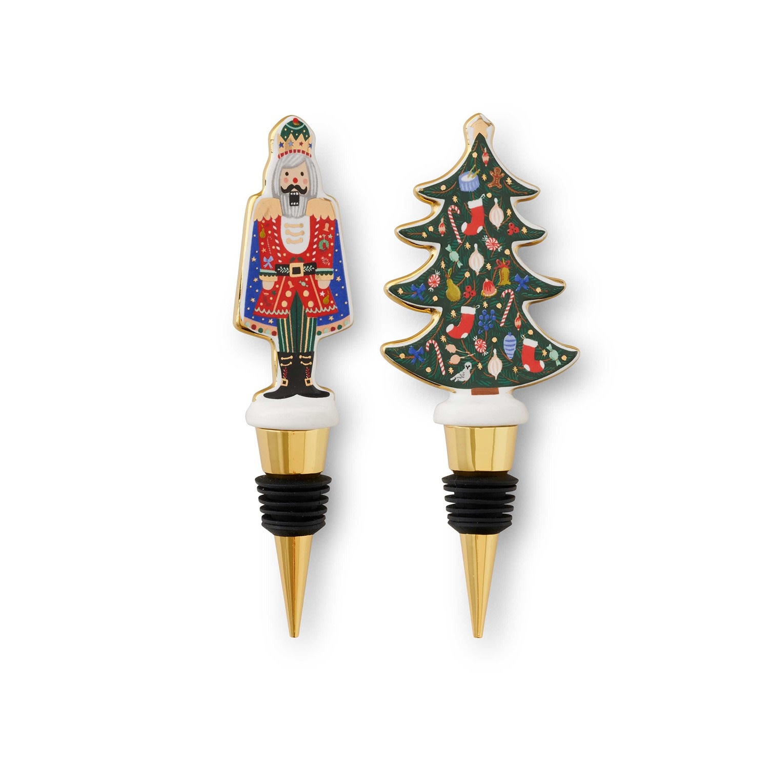 Rifle Paper Co - RP RP HG - Nutcracker Wine Stopper Set