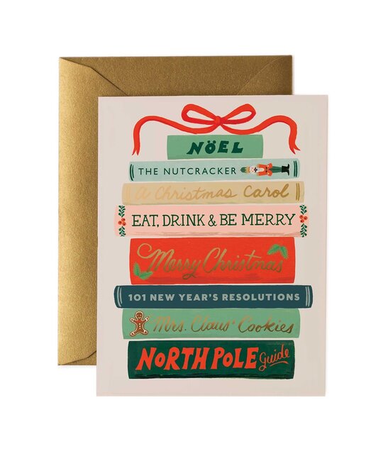 Rifle Paper Co - RP RPGCHO - Holiday Books Card
