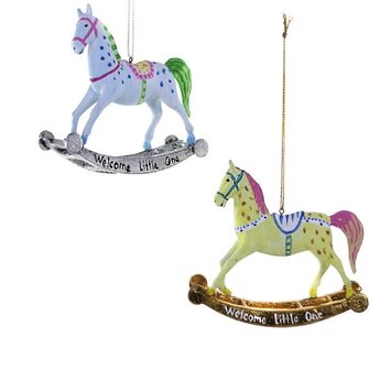 Cody Foster - COF COF OR - Welcome Little One Rocking Horse Ornament
