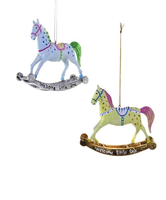 Cody Foster - COF COF OR - Welcome Little One Rocking Horse Ornament
