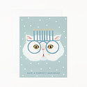 Dear Hancock - DH DHGCHAN - Purrfect Hanukkah Card
