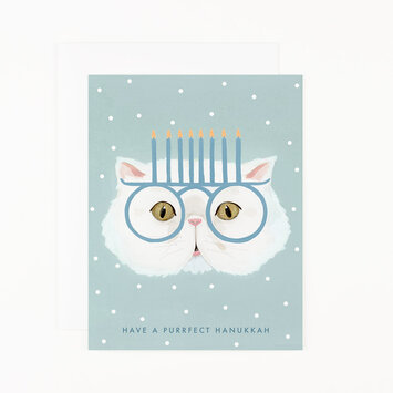Dear Hancock - DH DHGCHAN - Purrfect Hanukkah Card