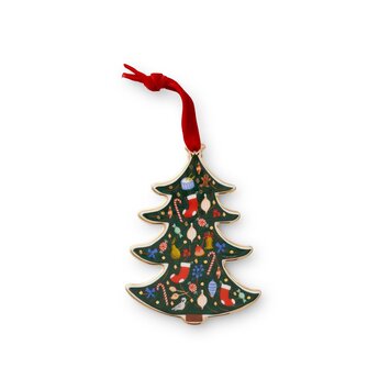 Rifle Paper Co - RP RP OR - Holiday Tree Porcelain Ornament