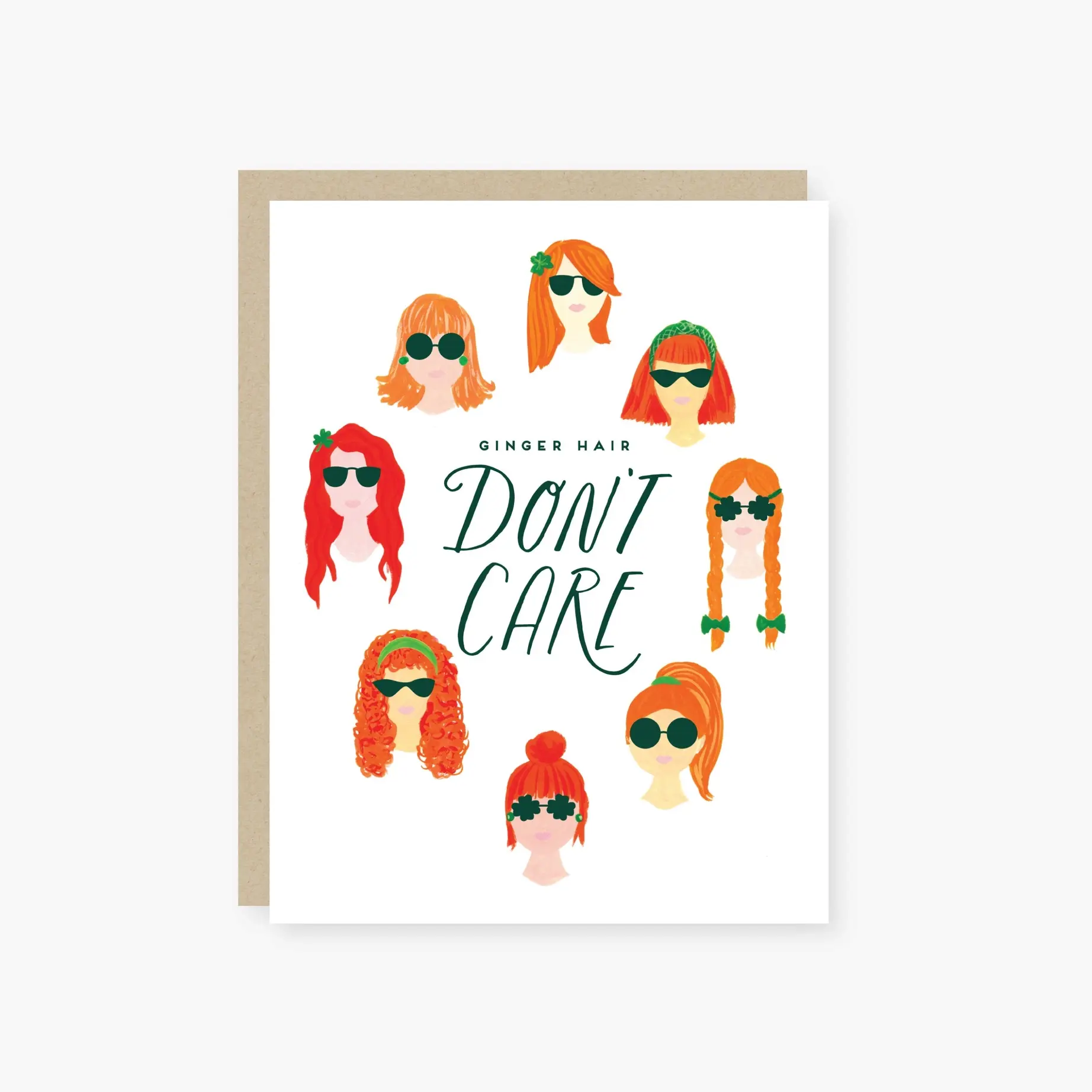 2021 Co. - 2021 2021GCSE0001 - Ginger Hair Don't Care St. Patrick's Day Card