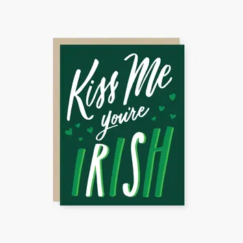 2021 Co. - 2021 2021GCSE0002 - Kiss Me You're Irish St. Patrick's Day Card